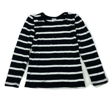 Girls Target, striped cotton long sleeve top, EUC, size 5,  