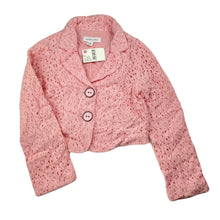 Load image into Gallery viewer, Girls Pumpkin Patch, vintage glamour cotton lined lace jacket, NEW, size 5,  