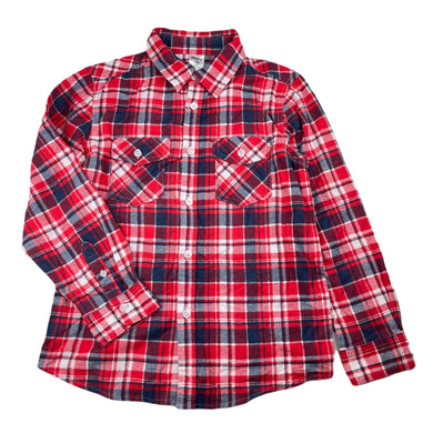 Boys Urban Supply, checked flannel cotton long sleeve shirt, EUC, size 10,  