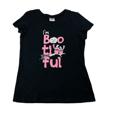 Girls Target, black cotton Halloween t-shirt / top, EUC, size 6,  