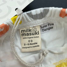 Load image into Gallery viewer, Girls Milk &amp; Masuki, organic cotton leggings / bottoms, elasticated, NEW, size 00,  