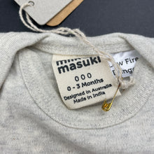 Load image into Gallery viewer, unisex Milk &amp; Masuki, organic cotton long sleeve top, tiger, NEW, size 000,  