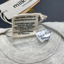 Load image into Gallery viewer, unisex Milk &amp; Masuki, organic cotton long sleeve top, tiger, NEW, size 000,  