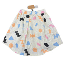 Load image into Gallery viewer, Girls Milk &amp; Masuki, organic cotton blend Memphis skirt, elasticated, NEW, size 7,  