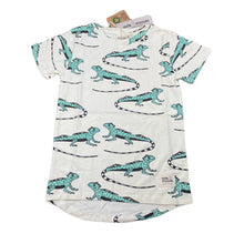 Load image into Gallery viewer, Boys Milk &amp; Masuki, organic cotton blend t-shirt / top, iguanas, NEW, size 6,  