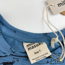 Load image into Gallery viewer, Boys Milk &amp; Masuki, organic cotton blend t-shirt/top, NEW, size 7,  