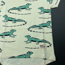Load image into Gallery viewer, Boys Milk &amp; Masuki, organic cotton blend t-shirt / top, iguanas, NEW, size 3,  