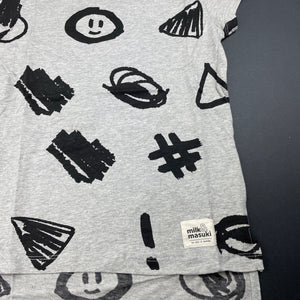 Girls Milk & Masuki, organic cotton blend box tee dress, NEW, size 2, L: 49cm approx