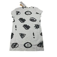 Load image into Gallery viewer, Girls Milk &amp; Masuki, organic cotton blend box tee dress, NEW, size 2, L: 49cm approx