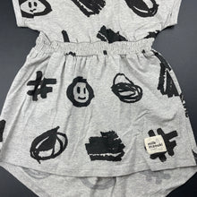 Load image into Gallery viewer, Girls Milk &amp; Masuki, organic cotton blend elastic waist dress, NEW, size 2, L: 46cm at front