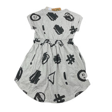 Load image into Gallery viewer, Girls Milk &amp; Masuki, organic cotton blend elastic waist dress, NEW, size 4, L: 52cm at front