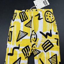 Load image into Gallery viewer, Girls Milk &amp; Masuki, organic cotton cropped leggings / bottoms, elasticated, Inside leg: 29cm approx, NEW, size 4,  