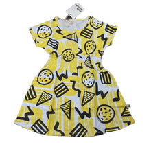 Load image into Gallery viewer, Girls Milk &amp; Masuki, organic cotton elastic waist dress, NEW, size 3, L: 53cm