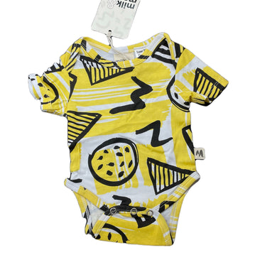 unisex Milk & Masuki, organic cotton bodysuit / romper, NEW, size 0000,  