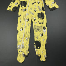 Load image into Gallery viewer, unisex Milk &amp; Masuki, organic cotton zip coverall / romper, bears picnic, NEW, size 1,  