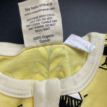 Load image into Gallery viewer, unisex Milk &amp; Masuki, organic cotton zip coverall / romper, bears picnic, NEW, size 1,  