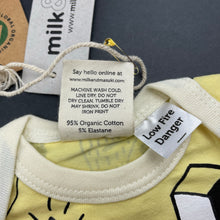 Load image into Gallery viewer, unisex Milk &amp; Masuki, organic cotton blend romper, bears picnic, NEW, size 0000,  