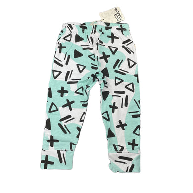 Girls Milk & Masuki, organic cotton cropped leggings, elasticated, Inside leg: 30cm approx, NEW, size 5,  