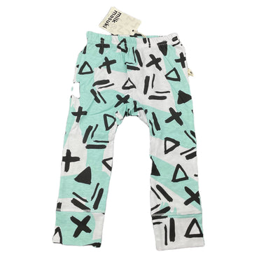 unisex Milk & Masuki, organic cotton cropped leggings, elasticated, NEW, size 1,  