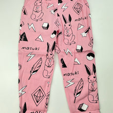 Load image into Gallery viewer, Girls Milk &amp; Masuki, wonderland organic cotton stretchy leggings, Inside leg: 37cm, NEW, size 4,  