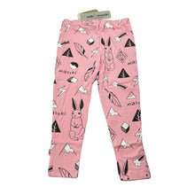 Load image into Gallery viewer, Girls Milk &amp; Masuki, wonderland organic cotton stretchy leggings, Inside leg: 37cm, NEW, size 4,  
