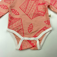 Load image into Gallery viewer, Girls Milk &amp; Masuki, pink organic cotton bodysuit/romper, NEW, size 000,  