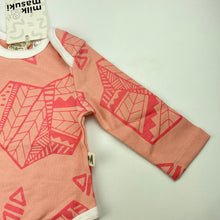 Load image into Gallery viewer, Girls Milk &amp; Masuki, pink organic cotton bodysuit/romper, NEW, size 000,  