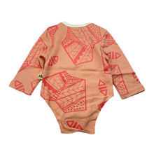 Load image into Gallery viewer, Girls Milk &amp; Masuki, pink organic cotton bodysuit/romper, NEW, size 000,  