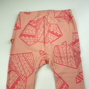 Girls Milk & Masuki, pink organic cotton leggings/bottoms, NEW, size 3,  