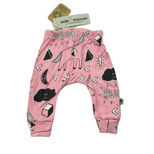 Load image into Gallery viewer, Girls Milk &amp; Masuki, organic cotton leggings / bottoms, believe, NEW, size 000,  