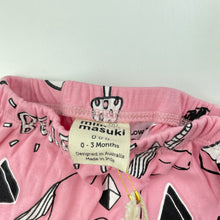 Load image into Gallery viewer, Girls Milk &amp; Masuki, organic cotton leggings / bottoms, believe, NEW, size 000,  