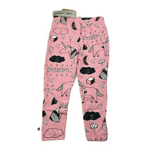 Load image into Gallery viewer, Girls Milk &amp; Masuki, stretchy organic leggings, believe, Inside leg: 34cm, NEW, size 3,  