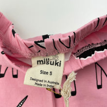 Load image into Gallery viewer, Girls Milk &amp; Masuki, stretchy organic leggings, believe, Inside leg: 41cm, NEW, size 5,  