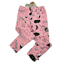 Load image into Gallery viewer, Girls Milk &amp; Masuki, stretchy organic leggings, believe, Inside leg: 42cm, NEW, size 6,  
