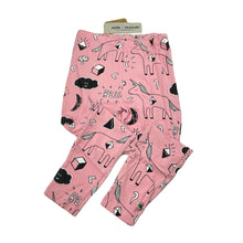Load image into Gallery viewer, Girls Milk &amp; Masuki, stretchy organic leggings, believe, Inside leg: 45cm, NEW, size 7,  