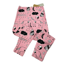 Load image into Gallery viewer, Girls Milk &amp; Masuki, stretchy organic leggings, believe, Inside leg: 45cm, NEW, size 7,  