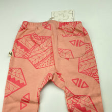 Load image into Gallery viewer, Girls Milk &amp; Masuki, pink organic cotton leggings/bottoms, NEW, size 2,  