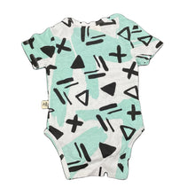 Load image into Gallery viewer, unisex Milk &amp; Masuki, organic cotton bodysuit/romper, EUC, size 000,  