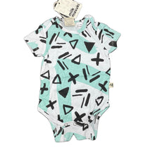 Load image into Gallery viewer, unisex Milk &amp; Masuki, organic cotton bodysuit/romper, NEW, size 00,  