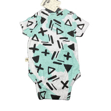 Load image into Gallery viewer, unisex Milk &amp; Masuki, organic cotton bodysuit/romper, NEW, size 00,  