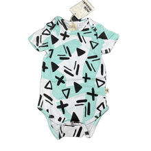 Load image into Gallery viewer, unisex Milk &amp; Masuki, organic cotton bodysuit/romper, NEW, size 0,  