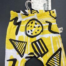 Load image into Gallery viewer, unisex Milk &amp; Masuki, organic cotton leggings / bottoms, elasticated, NEW, size 0000,  