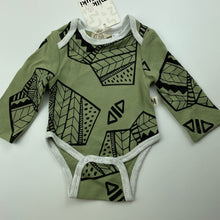 Load image into Gallery viewer, unisex Milk &amp; Masuki, soft feel organic cotton bodysuit/romper, NEW, size 0000,  