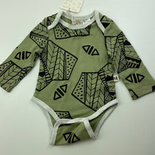 Load image into Gallery viewer, unisex Milk &amp; Masuki, soft feel organic cotton bodysuit/romper, NEW, size 000,  