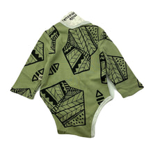 Load image into Gallery viewer, unisex Milk &amp; Masuki, soft feel organic cotton bodysuit/romper, NEW, size 000,  
