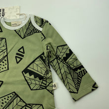 Load image into Gallery viewer, unisex Milk &amp; Masuki, soft feel organic cotton bodysuit/romper, NEW, size 00,  