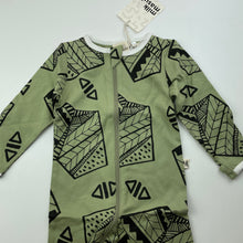 Load image into Gallery viewer, unisex Milk &amp; Masuki, organic cotton zip coverall / romper, NEW, size 00,  