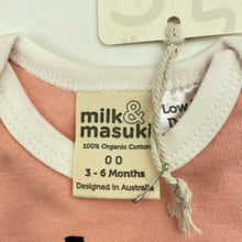 Load image into Gallery viewer, Girls Milk &amp; Masuki, soft organic cotton bodysuit / romper, butterfly, NEW, size 00,  