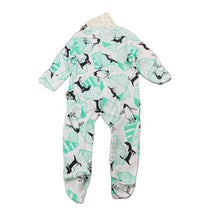 Load image into Gallery viewer, unisex Milk &amp; Masuki, organic cotton zip coverall/romper, penguins, NEW, size 0000,  