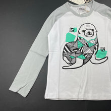 Load image into Gallery viewer, unisex Milk &amp; Masuki, soft feel organic cotton top, seal, NEW, size 5,  